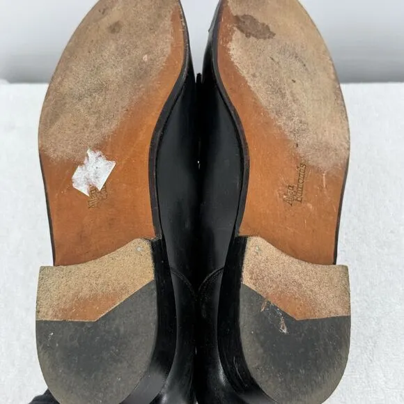Allen Edmonds Como Black Leather Tassel Loafers Size 10.5