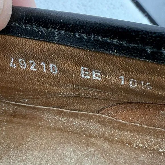 Allen Edmonds Como Black Leather Tassel Loafers Size 10.5