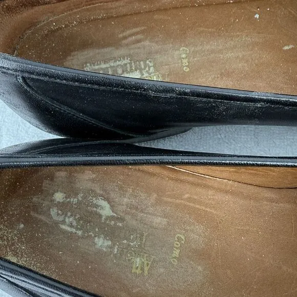Allen Edmonds Como Black Leather Tassel Loafers Size 10.5