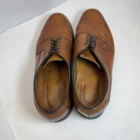 Allen Edmonds Derby Oxford Dress Shoe Men's Size 10D 1168 Brown Leather Lace Up