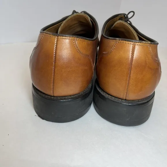 Allen Edmonds Derby Oxford Dress Shoe Men's Size 10D 1168 Brown Leather Lace Up