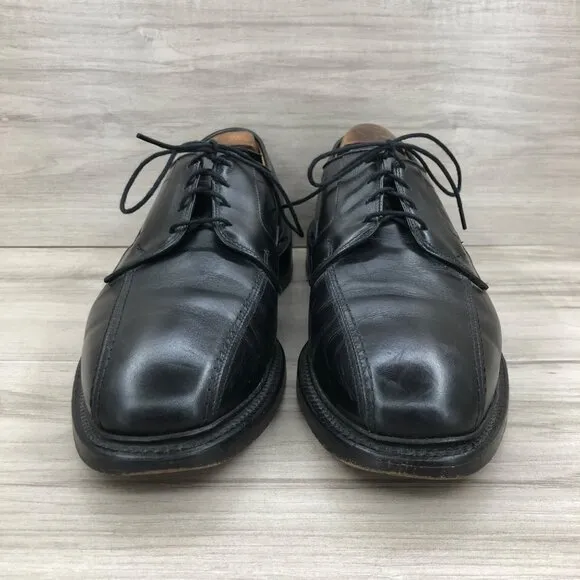 Allen Edmonds Derby Oxfords Mens 9.5D Hillcrest Black Leather Lace Up Dress Shoe