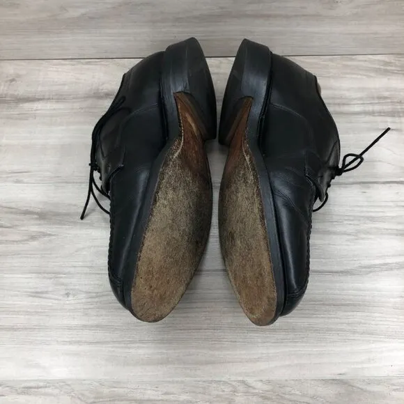 Allen Edmonds Derby Oxfords Mens 9.5D Hillcrest Black Leather Lace Up Dress Shoe