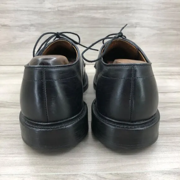 Allen Edmonds Derby Oxfords Mens 9.5D Hillcrest Black Leather Lace Up Dress Shoe