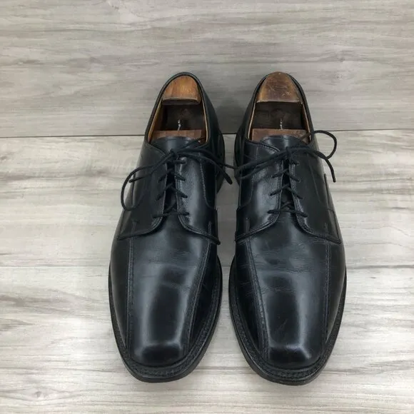 Allen Edmonds Derby Oxfords Mens 9.5D Hillcrest Black Leather Lace Up Dress Shoe