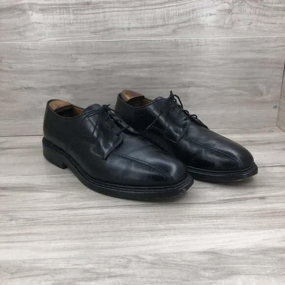Allen Edmonds Derby Oxfords Mens 9.5D Hillcrest Black Leather Lace Up Dress Shoe