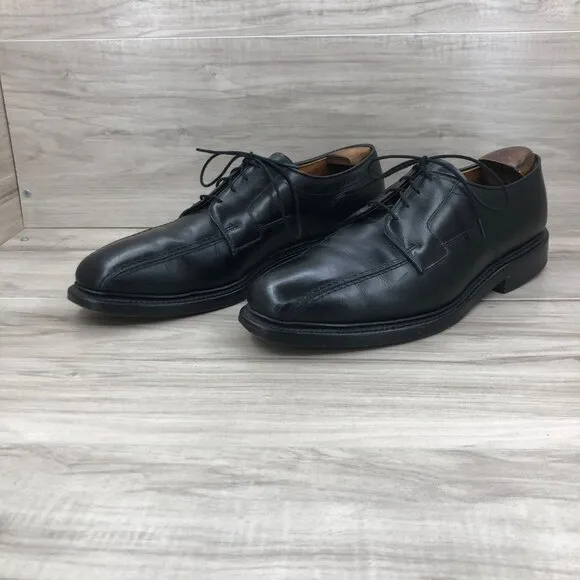 Allen Edmonds Derby Oxfords Mens 9.5D Hillcrest Black Leather Lace Up Dress Shoe