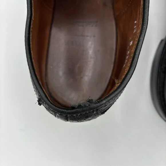 Allen Edmonds Dress Shoes Men's 11.5 D McAllister Black Wingtip Oxford 6205
