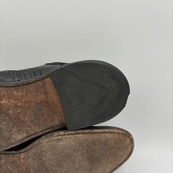 Allen Edmonds Dress Shoes Men's 11.5 D McAllister Black Wingtip Oxford 6205