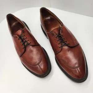 Allen Edmonds dress shoes men's 11D brown leather glossy Walton oxford Made USA