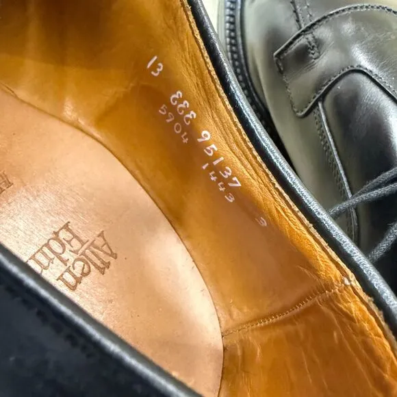 Allen Edmonds Hillcrest Leather Dress Shoes Mens Size 13 D Black F001 -2