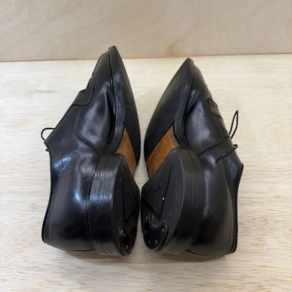 Allen Edmonds Hillcrest Leather Dress Shoes Mens Size 13 D Black F001 -2