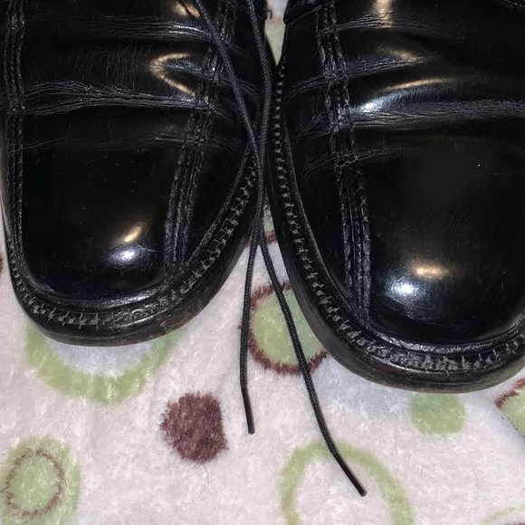 Allen Edmonds Hillcrest Mens Black Oxford Dress Shoes 10A USA Made