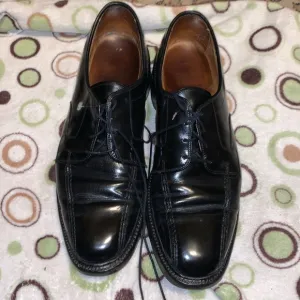 Allen Edmonds Hillcrest Mens Black Oxford Dress Shoes 10A USA Made