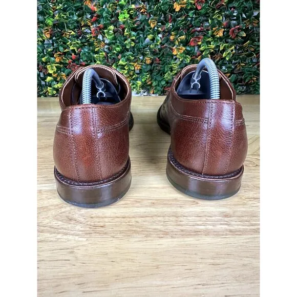 Allen Edmonds Jackson Derby Dress‎ Shoes Brown Leather Mens 11 Made In USA