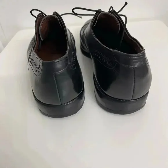 Allen Edmonds Leather Wingtip Oxford Dress Shoes Black Sz 9.5 C