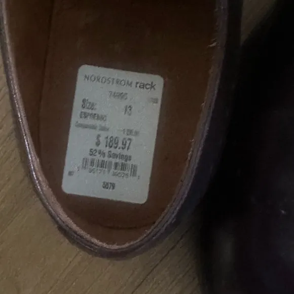Allen Edmond’s lucca size 13. Brand new in box $400