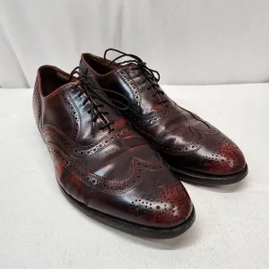 Allen Edmonds Mcallister Wingtip Oxfords  Dress Shoes Oxblood Men's 11.5