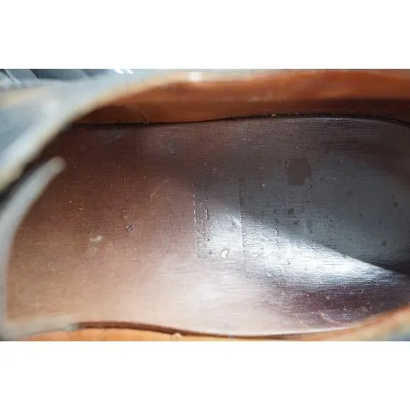 ALLEN EDMONDS MCTAVISH BLACK LEATHER WINGTIP OXFORDS DRESS SHOES MENS SZ 11.5 D