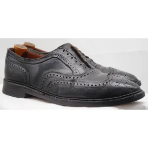 ALLEN EDMONDS MCTAVISH BLACK LEATHER WINGTIP OXFORDS DRESS SHOES MENS SZ 11.5 D