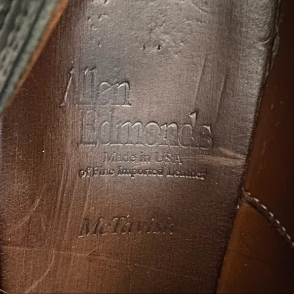 Allen Edmonds McTavish Wingtip Oxford Dress Shoe Size 8