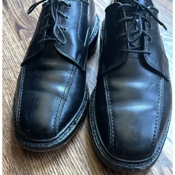 Allen Edmonds‎ Mens 6.5 D Black Leather Hillcrest Dress Shoes
