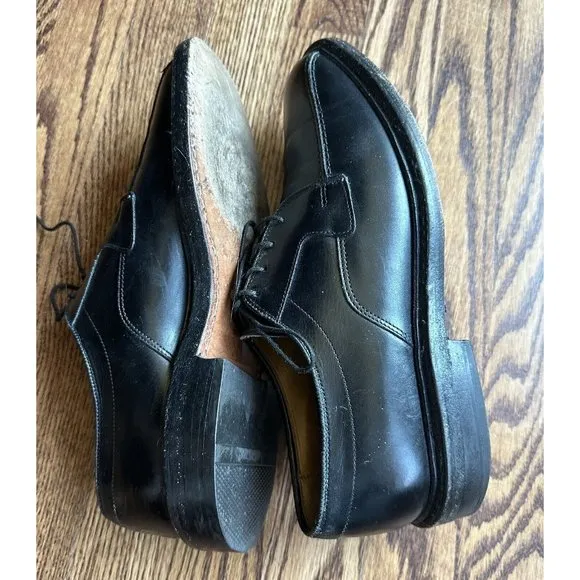 Allen Edmonds‎ Mens 6.5 D Black Leather Hillcrest Dress Shoes