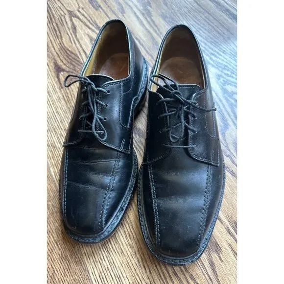 Allen Edmonds‎ Mens 6.5 D Black Leather Hillcrest Dress Shoes