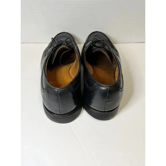 ALLEN EDMONDS Mens Dress Shoes Black Leather Lace Up Split Toe Oxford Size 10.5D