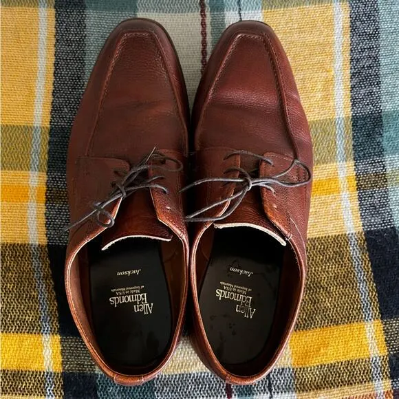 Allen Edmonds Mens Jackson Dress Shoes Size 9.5 Brown