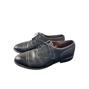 Allen Edmonds Men's Leather Sanford Cap Toe Oxford Dress Shoes‎ Black Size 8.5