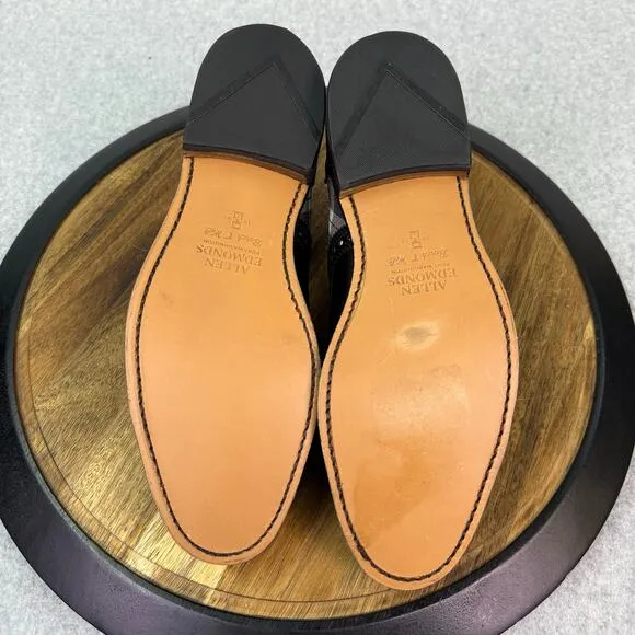Allen Edmonds Men's Size 9.5 D Strand Cap Toe Plaid Leather Oxford Dress Shoes