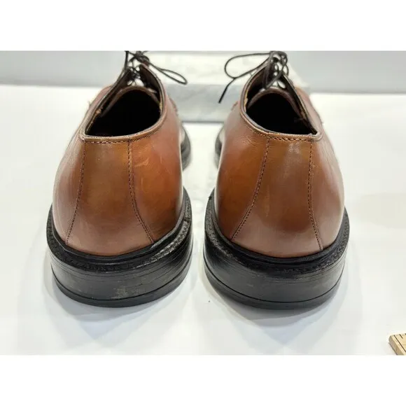 Allen Edmonds Mens Walton Leather Oxford Dress Shoes Walnut Brown Sz 9 D