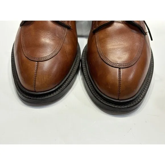 Allen Edmonds Mens Walton Leather Oxford Dress Shoes Walnut Brown Sz 9 D