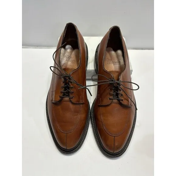 Allen Edmonds Mens Walton Leather Oxford Dress Shoes Walnut Brown Sz 9 D