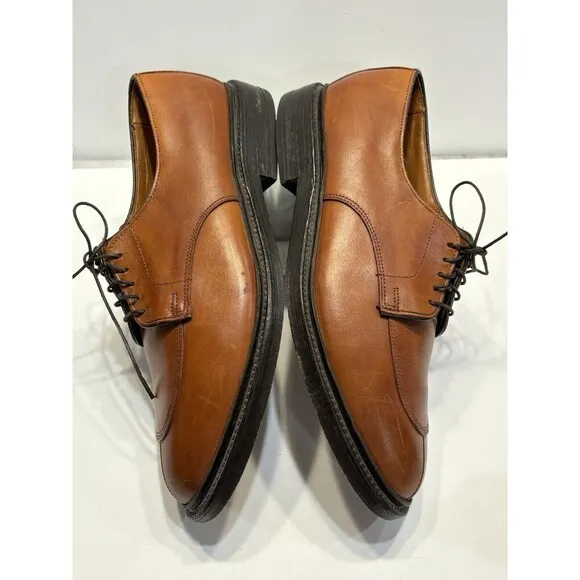 Allen Edmonds Mens Walton Leather Oxford Dress Shoes Walnut Brown Sz 9 D