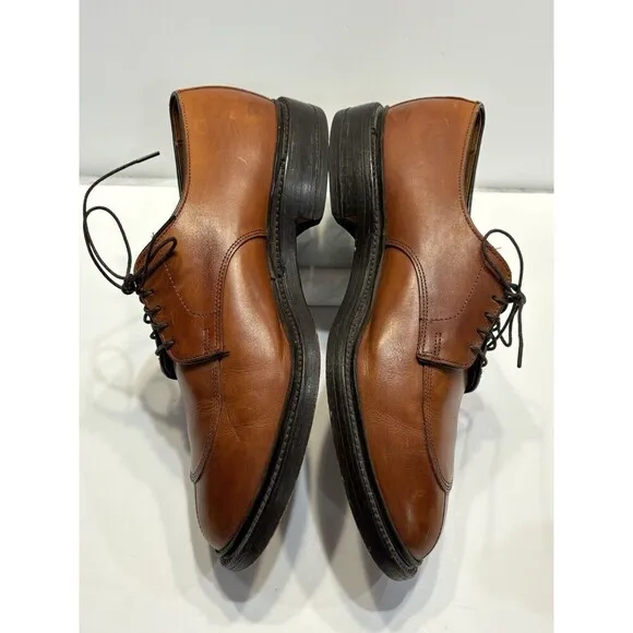Allen Edmonds Mens Walton Leather Oxford Dress Shoes Walnut Brown Sz 9 D