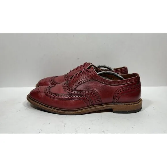 Allen Edmonds Neumok 2.0 Wingtip Oxford Dress Shoes Men’s 11 E Red Brogue