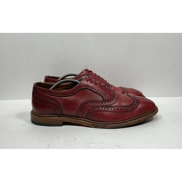 Allen Edmonds Neumok 2.0 Wingtip Oxford Dress Shoes Men’s 11 E Red Brogue
