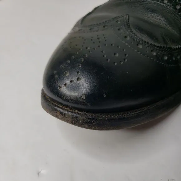 Allen Edmonds Neumok Wingtip Oxford Brown Leather Dress Shoes Mens Sz‎ 8 D