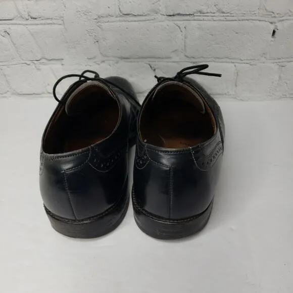 Allen Edmonds Neumok Wingtip Oxford Brown Leather Dress Shoes Mens Sz‎ 8 D