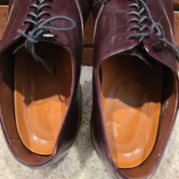 Allen Edmonds Park Avenue Brown Cap-Toe Oxford Lace-Up Dress Shoes Size 9 1/2 D