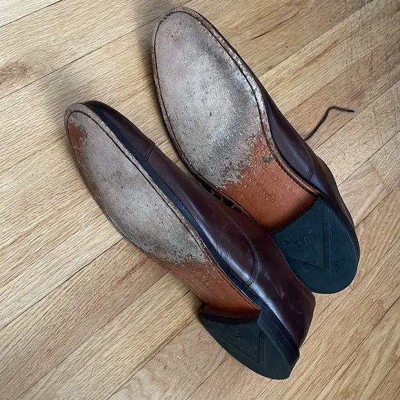 Allen Edmonds Park Avenue brown leather oxford dress shoes, size 13 D