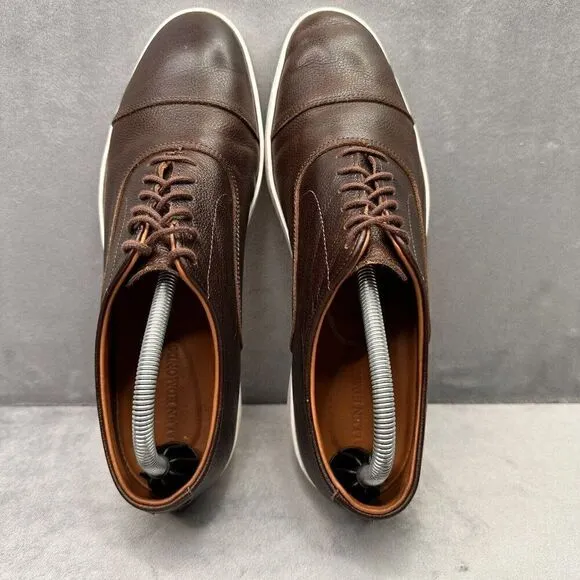 Allen Edmonds Park Avenue Mens Size 8.5 (D) Oxford Brown Leather Dress Shoes