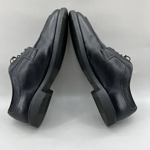 Allen Edmonds Stockbridge Oxford Shoes Men Size 9 E Black Leather Split Toe Low
