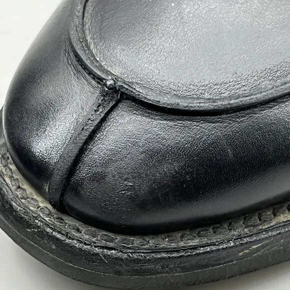 Allen Edmonds Stockbridge Oxford Shoes Men Size 9 E Black Leather Split Toe Low