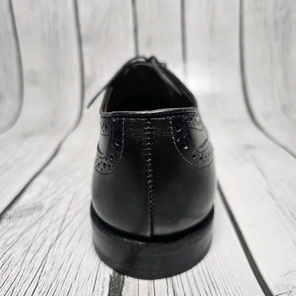 Allen Edmonds Stuttgart Wingtip Men's Shoes Size 9.5 E Black