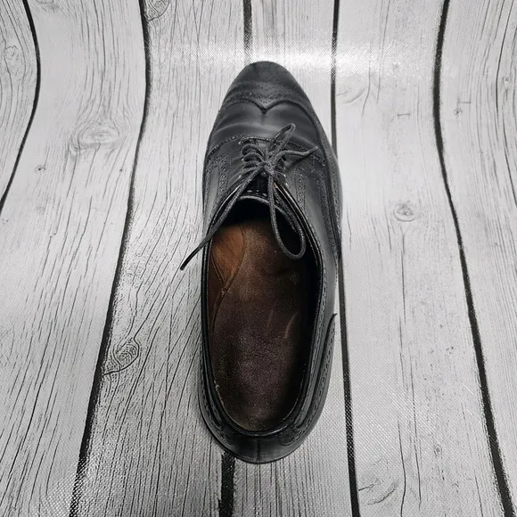 Allen Edmonds Stuttgart Wingtip Men's Shoes Size 9.5 E Black