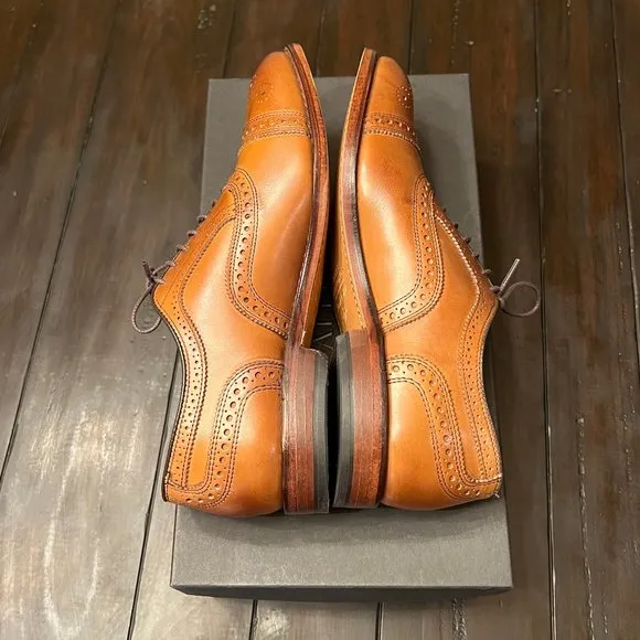 Allen Edmonds Walnut Strand cap-toe oxford dress shoe, 8E, like new