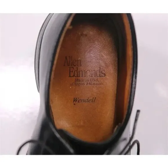 Allen Edmonds Wendell Black Bicycle Oxford Dress Shoes Men's US 7 D
